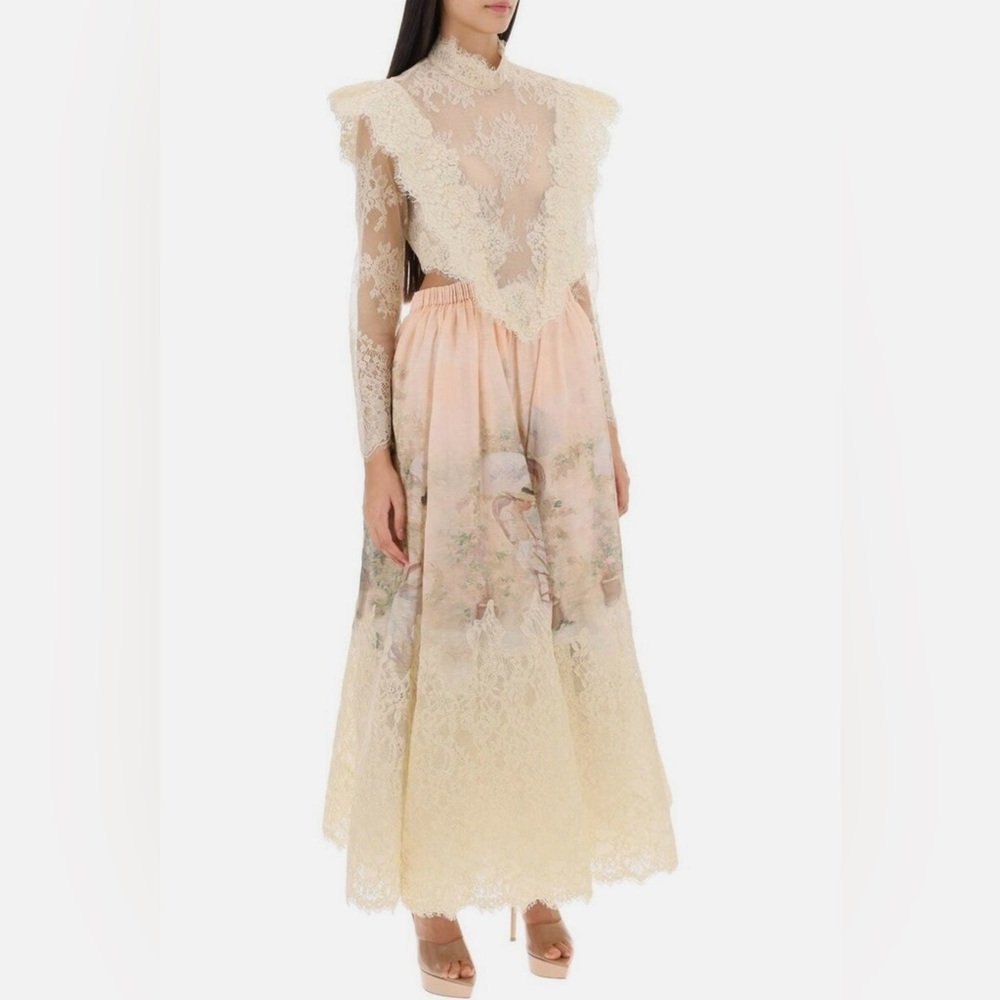 Runway Luminosity Lyrical Corded Lace Gown - Picture 10 of 16